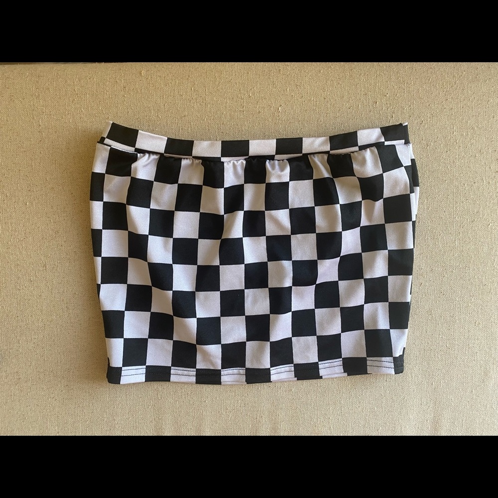 NEVER WORN! Black & White Bandeau